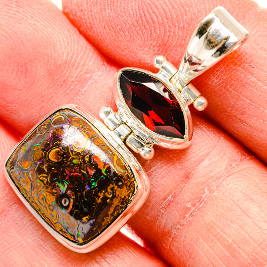 Golden Pietersite Pendants handcrafted by Ana Silver Co - PD34072