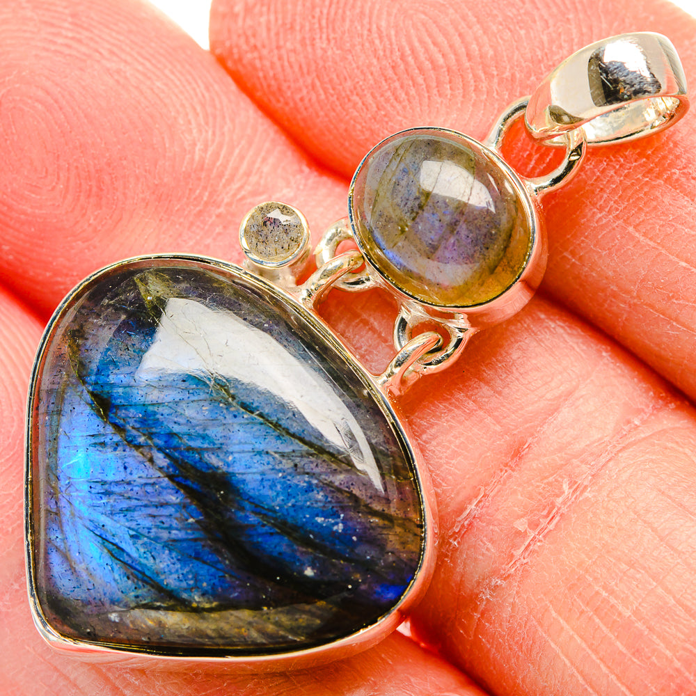 Labradorite Pendants handcrafted by Ana Silver Co - PD34076