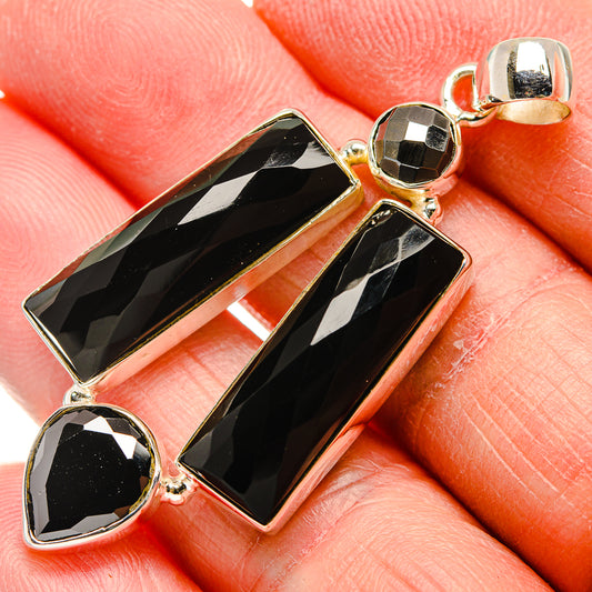 Black Onyx Pendants handcrafted by Ana Silver Co - PD34077