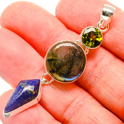 Labradorite Pendants handcrafted by Ana Silver Co - PD34079