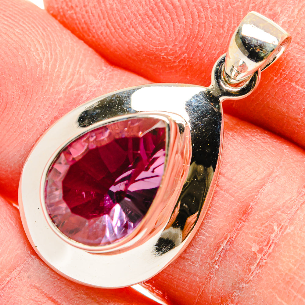 Color Change Alexandrite (Lab.) Pendants handcrafted by Ana Silver Co - PD34087