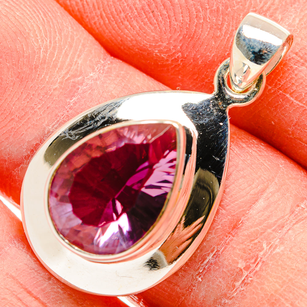 Color Change Alexandrite (Lab.) Pendants handcrafted by Ana Silver Co - PD34091
