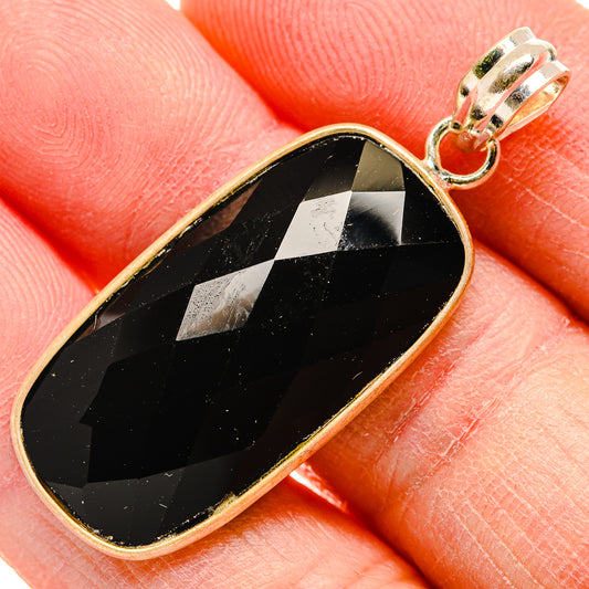 Black Onyx Pendants handcrafted by Ana Silver Co - PD34094
