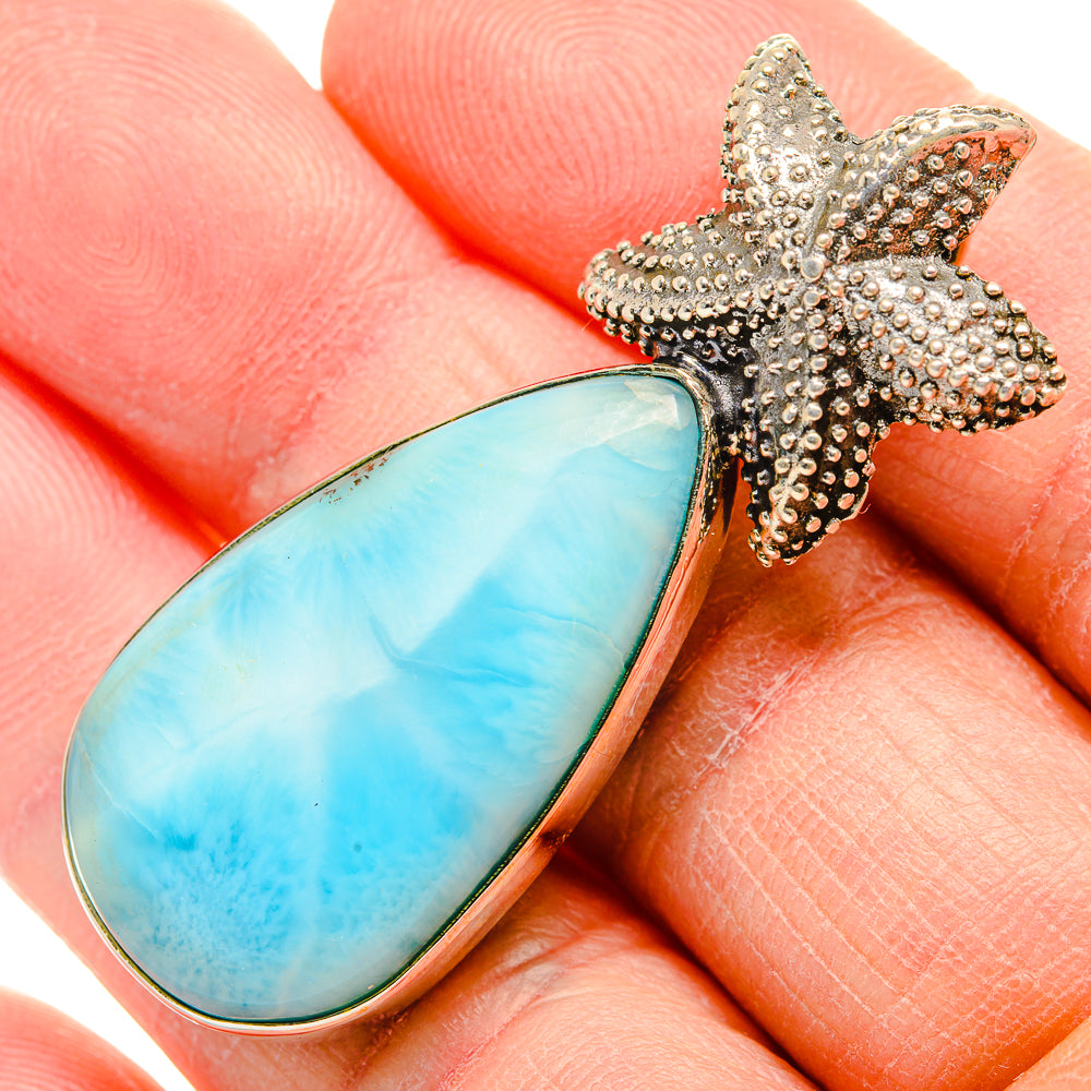 Larimar Pendants handcrafted by Ana Silver Co - PD34100
