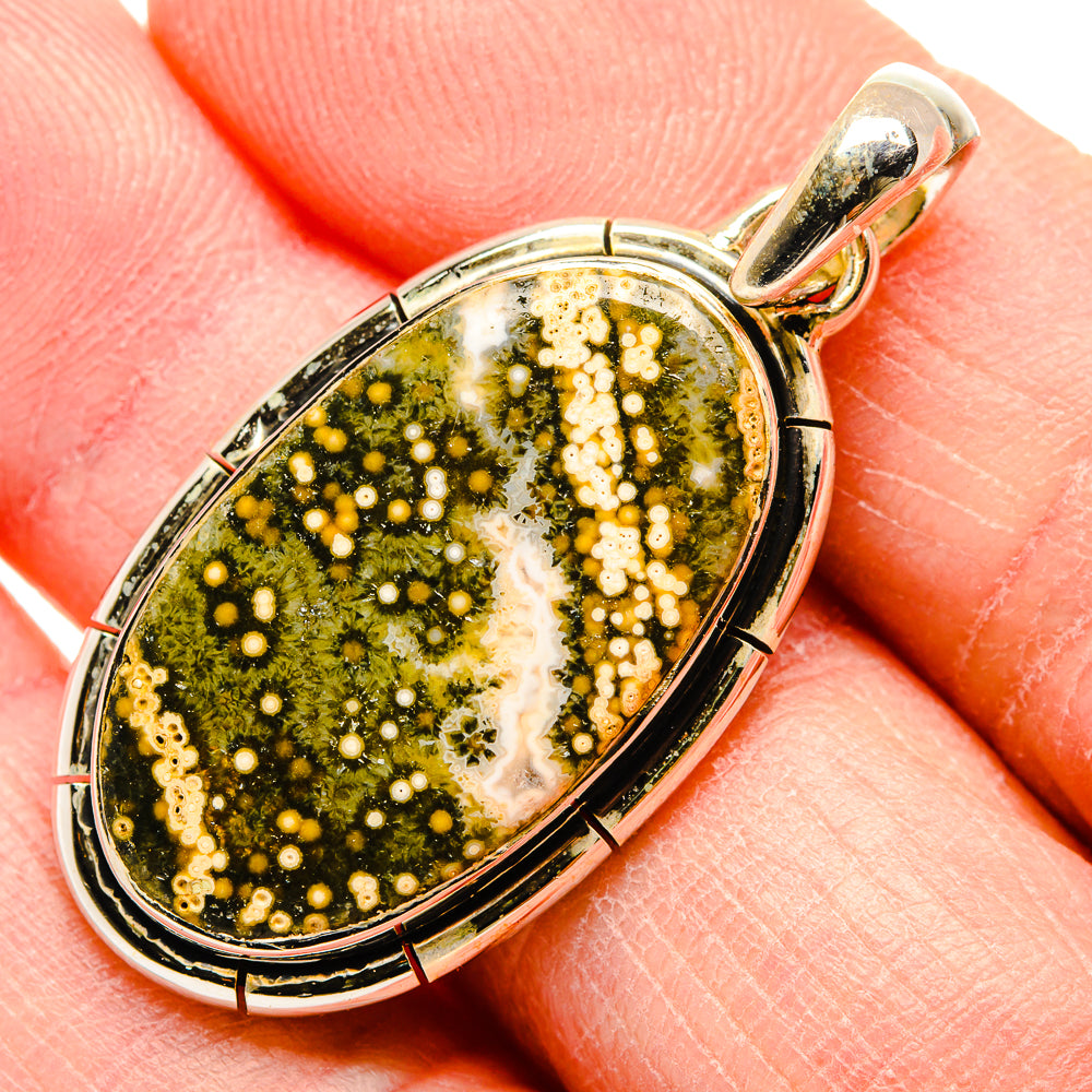 Ocean Jasper Pendants handcrafted by Ana Silver Co - PD34102
