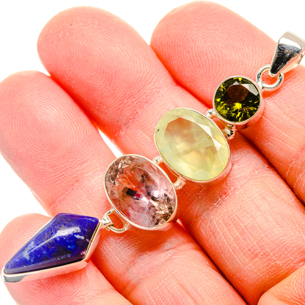 Lapis Lazuli Pendants handcrafted by Ana Silver Co - PD34118