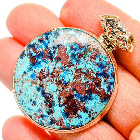 Shattuckite Pendants handcrafted by Ana Silver Co - PD34126