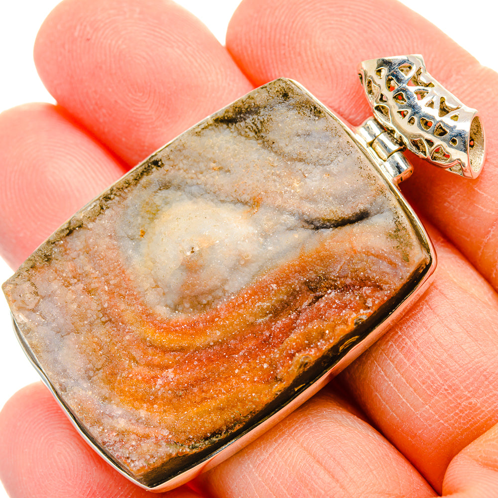 Desert Druzy Pendants handcrafted by Ana Silver Co - PD34127