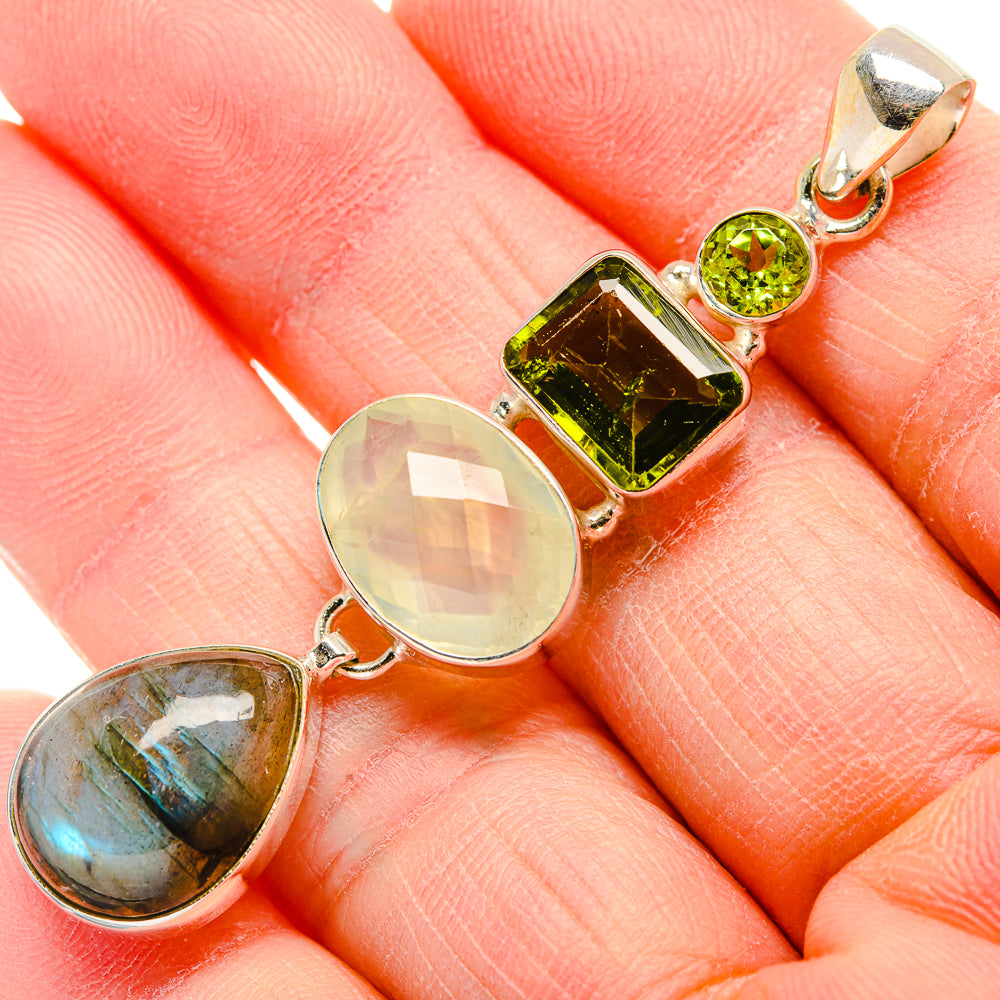 Labradorite Pendants handcrafted by Ana Silver Co - PD34131