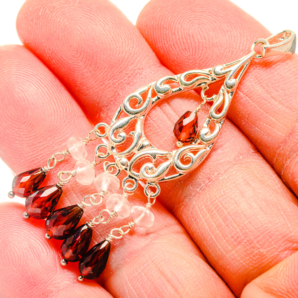 Garnet Pendants handcrafted by Ana Silver Co - PD34136