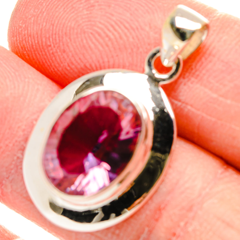 Color Change Alexandrite  (Lab.) Pendants handcrafted by Ana Silver Co - PD34148