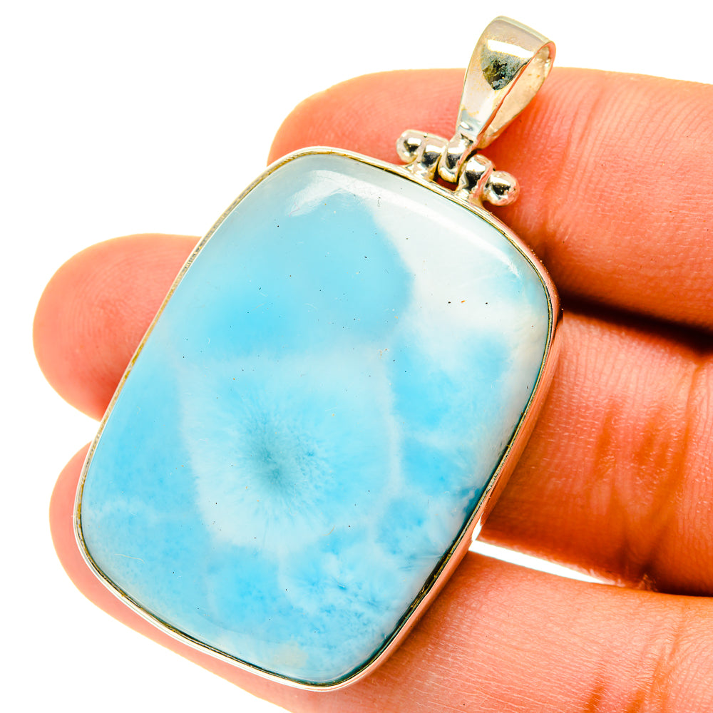 Larimar Pendants handcrafted by Ana Silver Co - PD3415