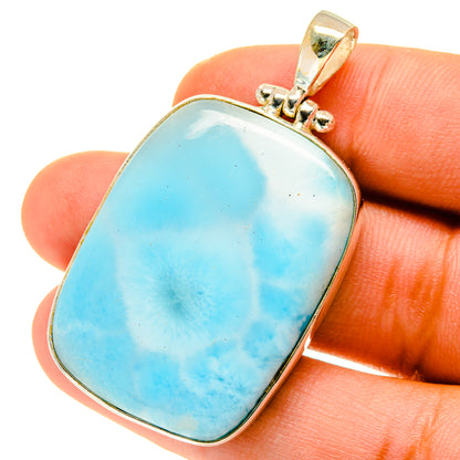 Larimar Pendants handcrafted by Ana Silver Co - PD3415