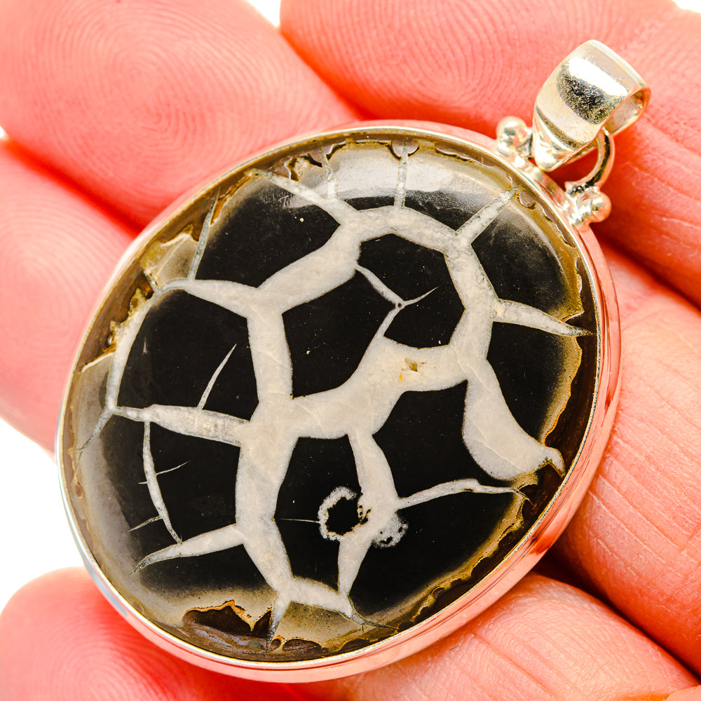 Septarian Geode Pendants handcrafted by Ana Silver Co - PD34158