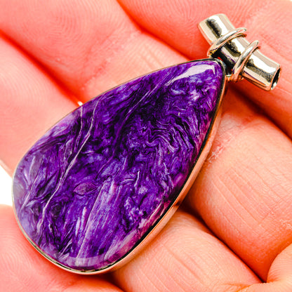Charoite Pendants handcrafted by Ana Silver Co - PD34160