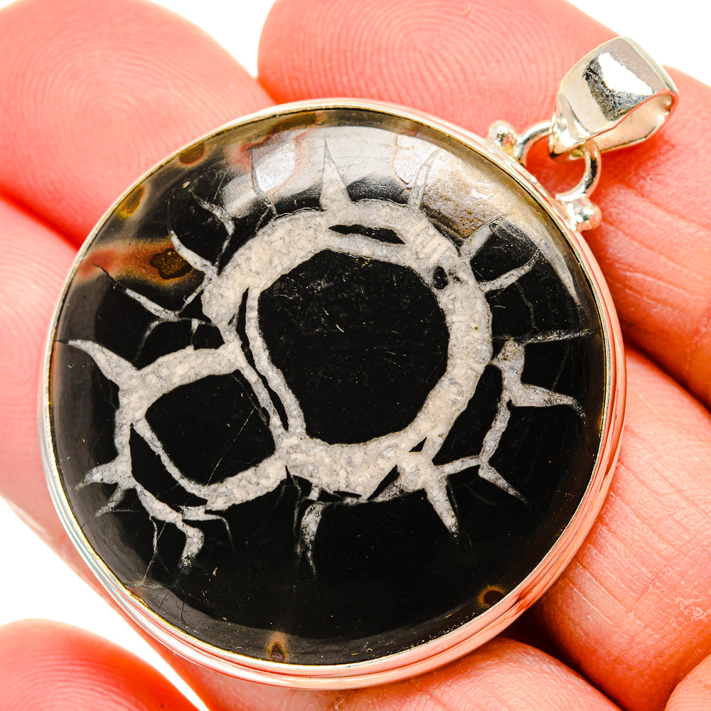 Septarian Geode Pendants handcrafted by Ana Silver Co - PD34162