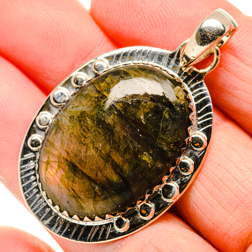 Labradorite Pendants handcrafted by Ana Silver Co - PD34163