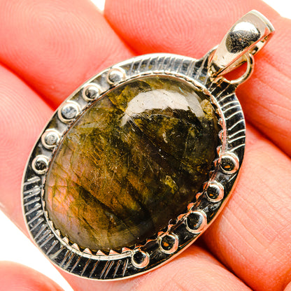 Labradorite Pendants handcrafted by Ana Silver Co - PD34163