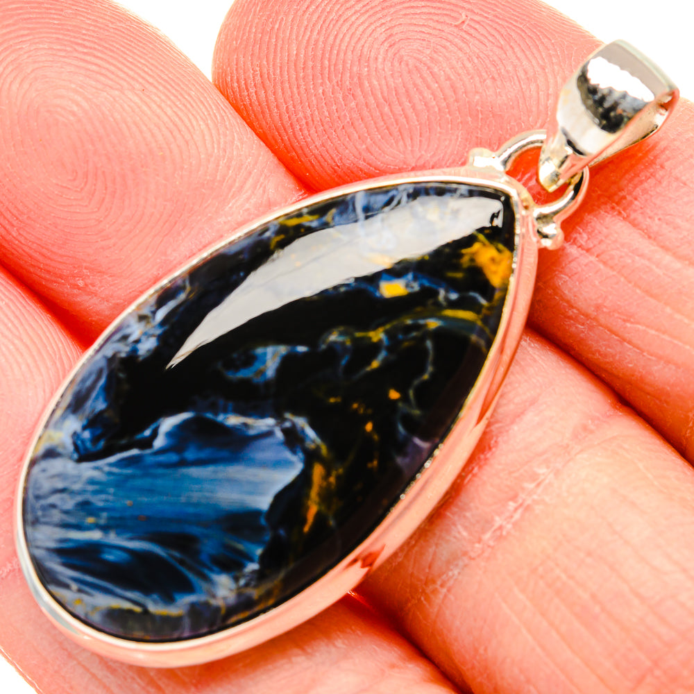 Pietersite Pendants handcrafted by Ana Silver Co - PD34167