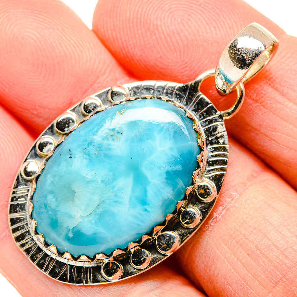 Larimar Pendants handcrafted by Ana Silver Co - PD34168