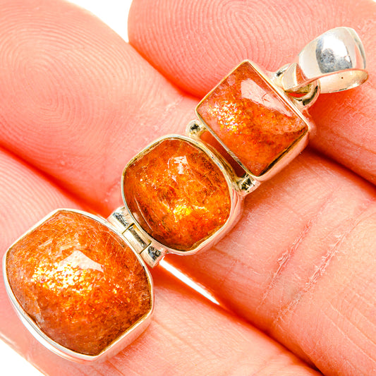 Sunstone Pendants handcrafted by Ana Silver Co - PD34172