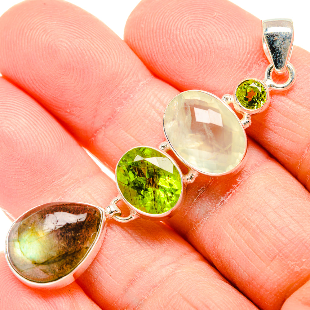 Labradorite Pendants handcrafted by Ana Silver Co - PD34179