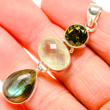 Labradorite Pendants handcrafted by Ana Silver Co - PD34184