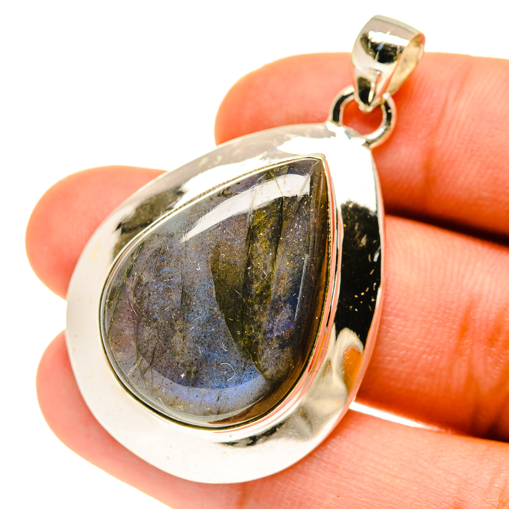 Labradorite Pendants handcrafted by Ana Silver Co - PD3419