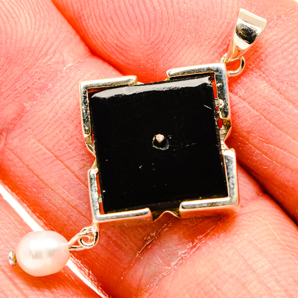 Black Onyx Pendants handcrafted by Ana Silver Co - PD34213