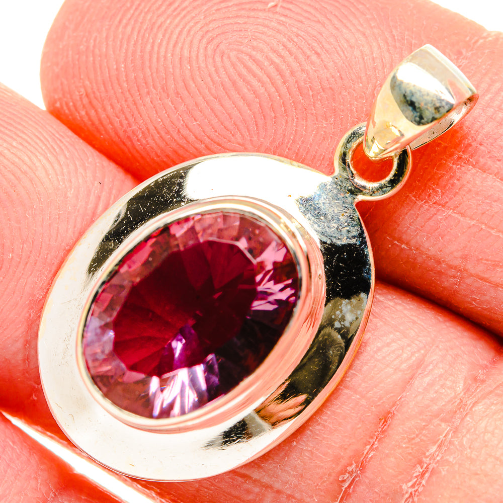 Color Change Alexandrite (Lab.) Pendants handcrafted by Ana Silver Co - PD34215