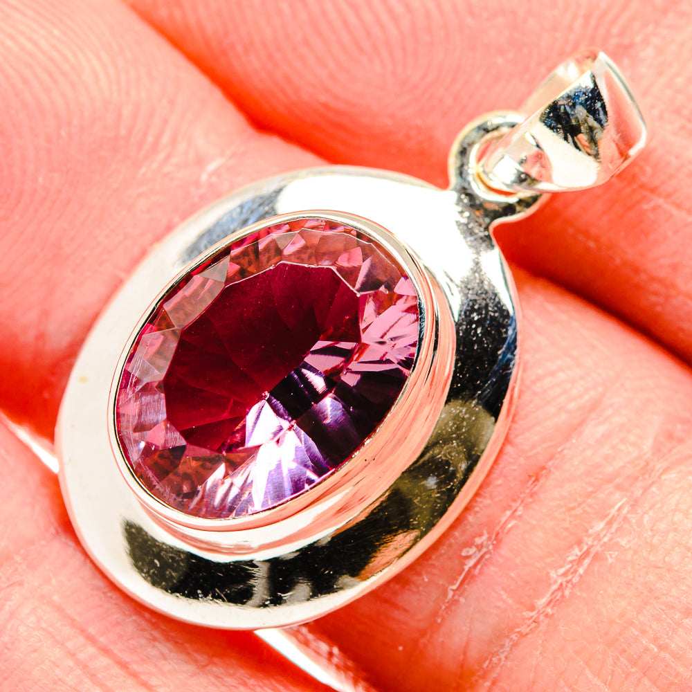 Color Change Alexandrite (Lab.) Pendants handcrafted by Ana Silver Co - PD34217