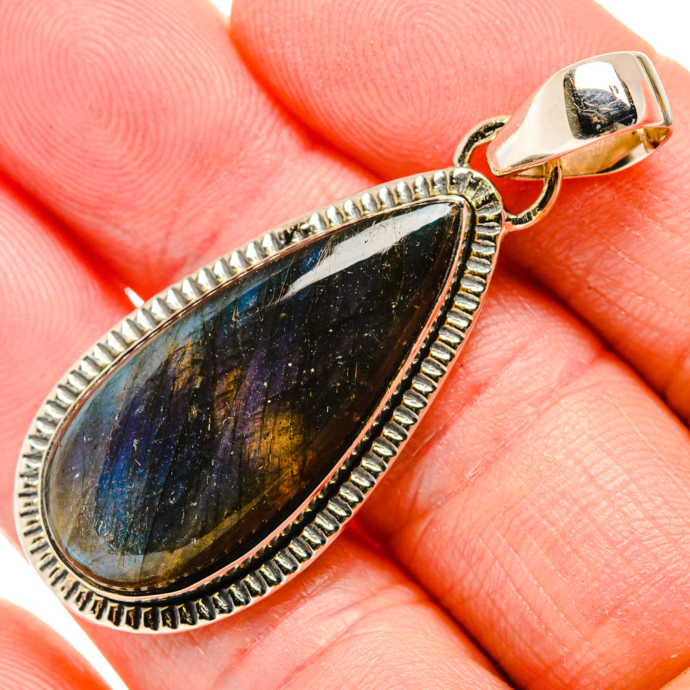 Labradorite Pendants handcrafted by Ana Silver Co - PD34231