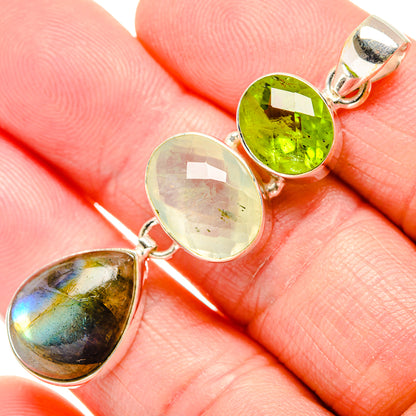Labradorite Pendants handcrafted by Ana Silver Co - PD34234