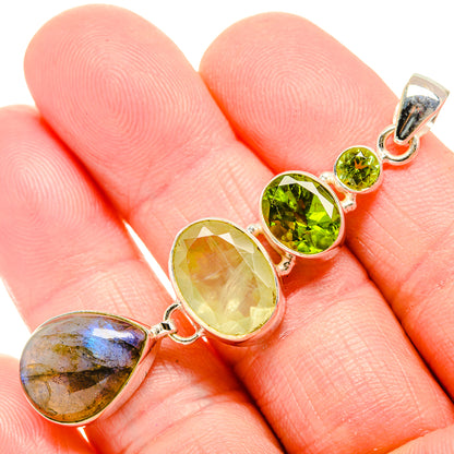 Labradorite Pendants handcrafted by Ana Silver Co - PD34237