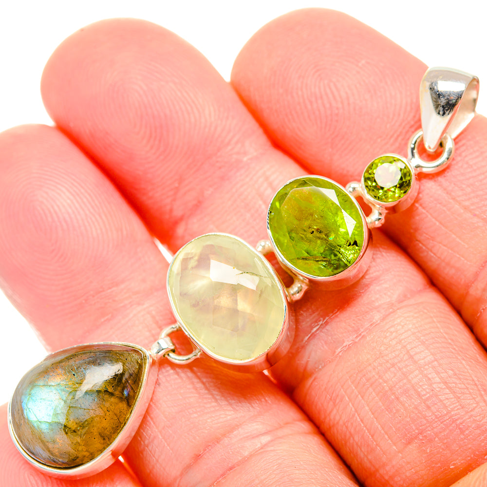Labradorite Pendants handcrafted by Ana Silver Co - PD34247