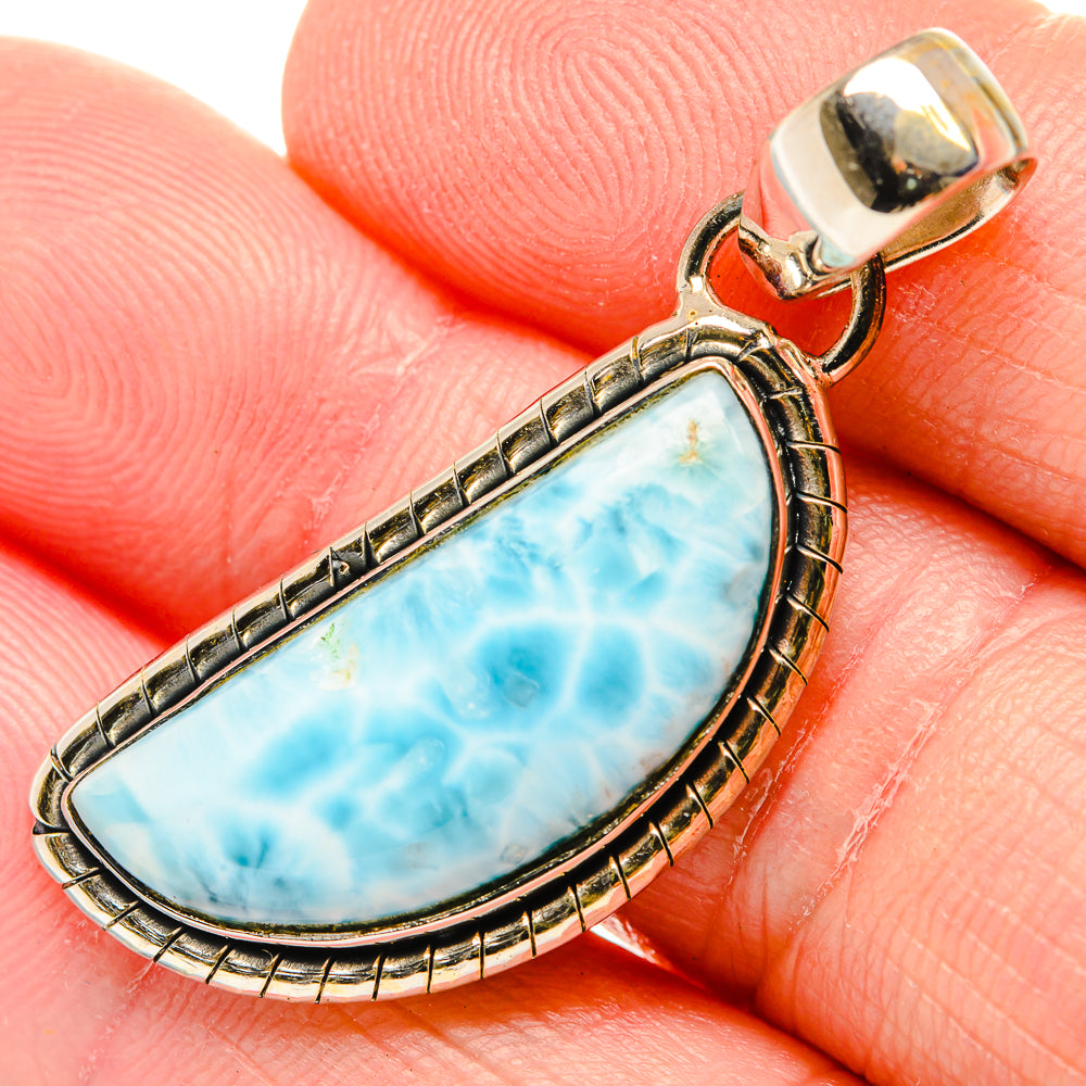 Larimar Pendants handcrafted by Ana Silver Co - PD34277