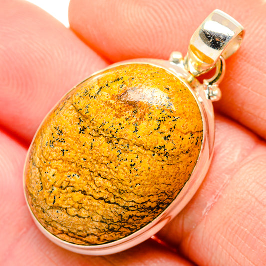 Picture Jasper Pendants handcrafted by Ana Silver Co - PD34278