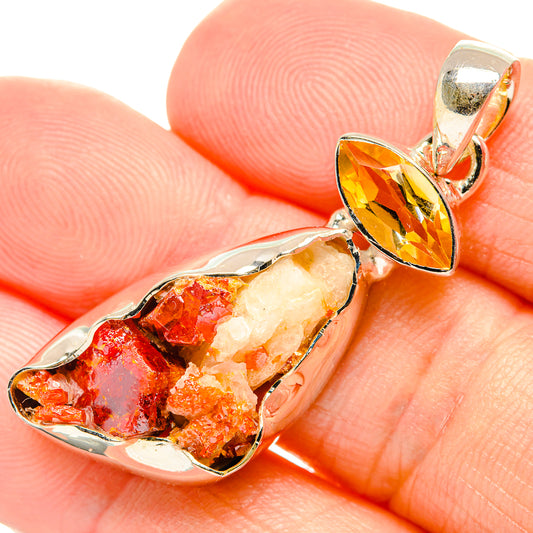 Vanadinite Pendants handcrafted by Ana Silver Co - PD34283