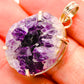 Amethyst Crystal Pendants handcrafted by Ana Silver Co - PD34285