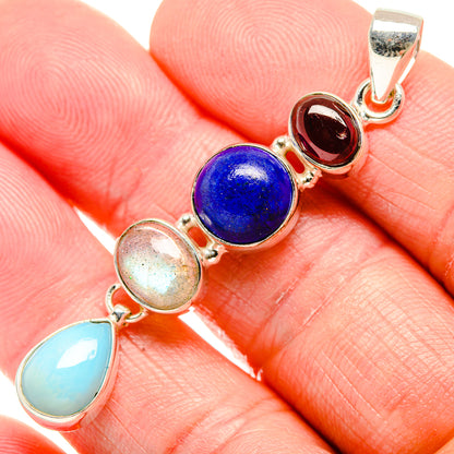 Larimar Pendants handcrafted by Ana Silver Co - PD34303