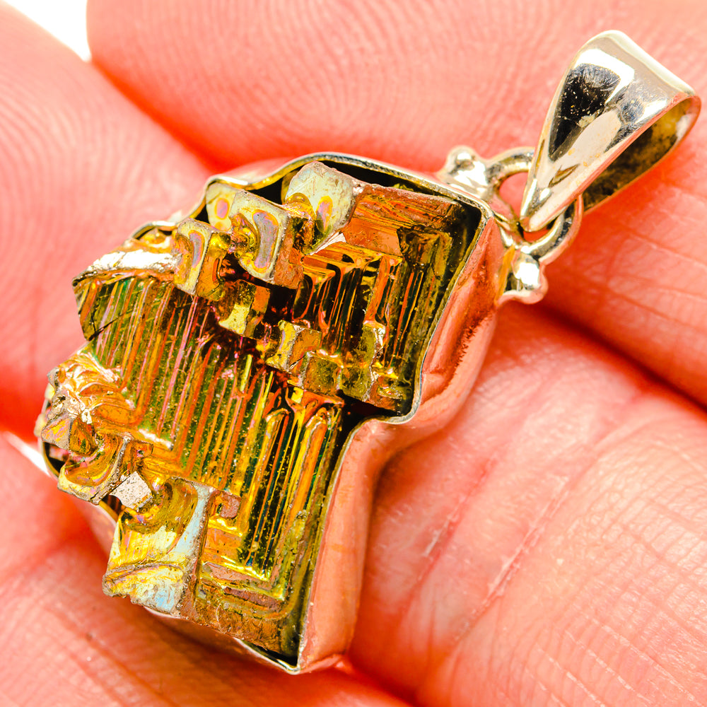 Bismuth Crystal Pendants handcrafted by Ana Silver Co - PD34312