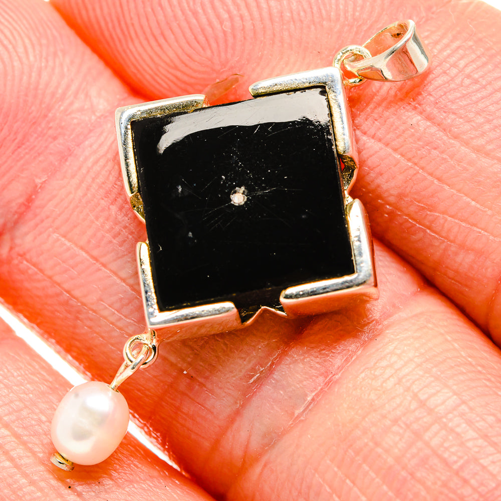 Black Onyx Pendants handcrafted by Ana Silver Co - PD34335