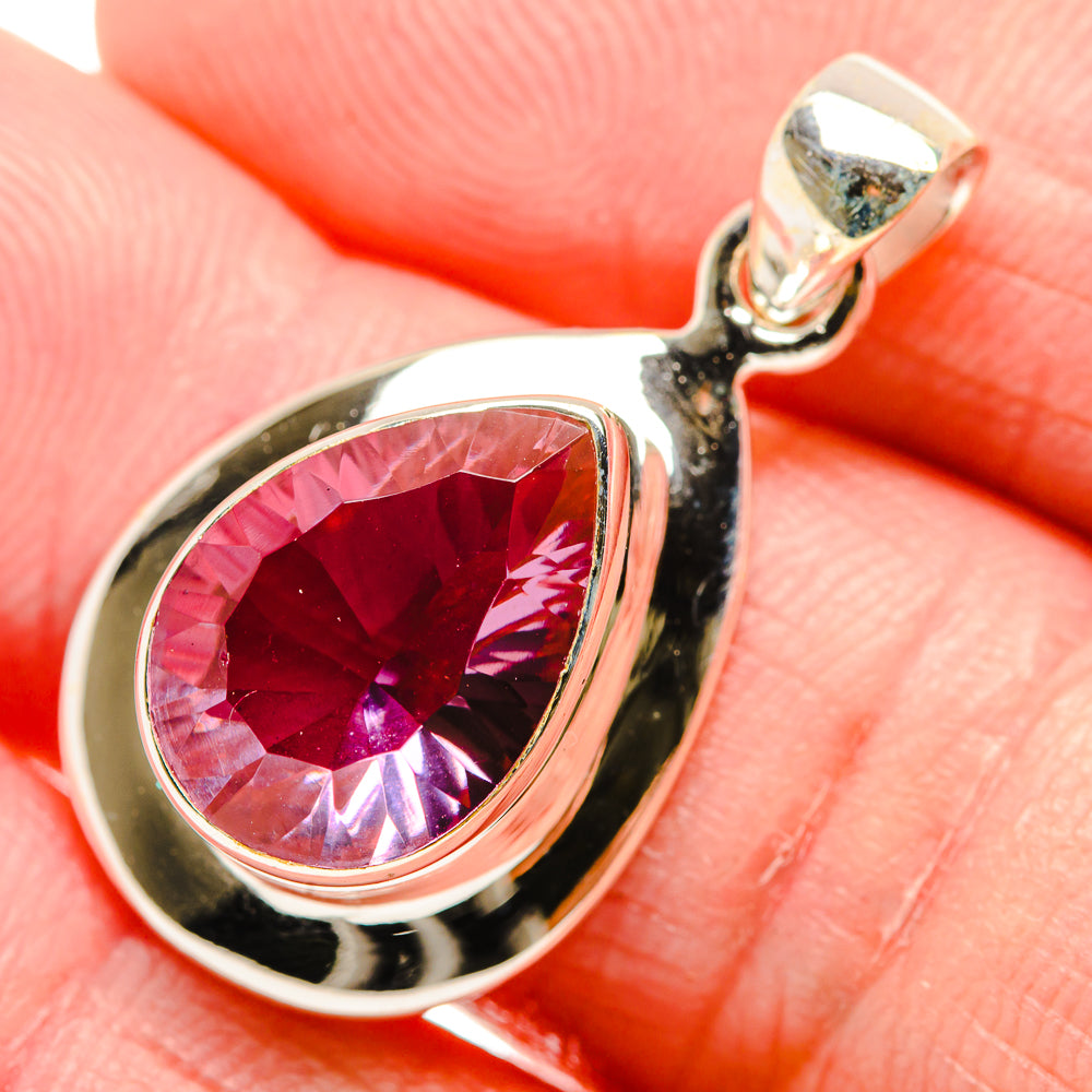 Color Change Alexandrite (Lab.) Pendants handcrafted by Ana Silver Co - PD34351