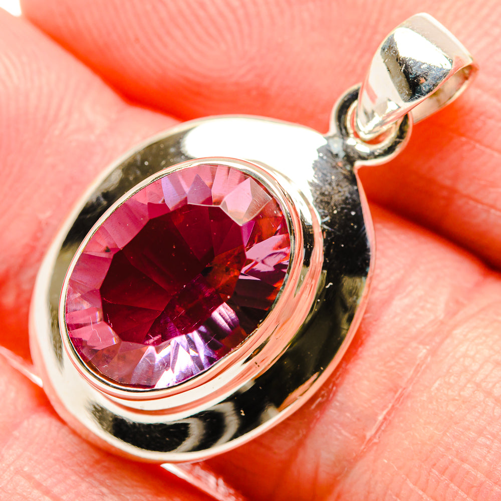 Color Change Alexandrite (Lab.) Pendants handcrafted by Ana Silver Co - PD34352