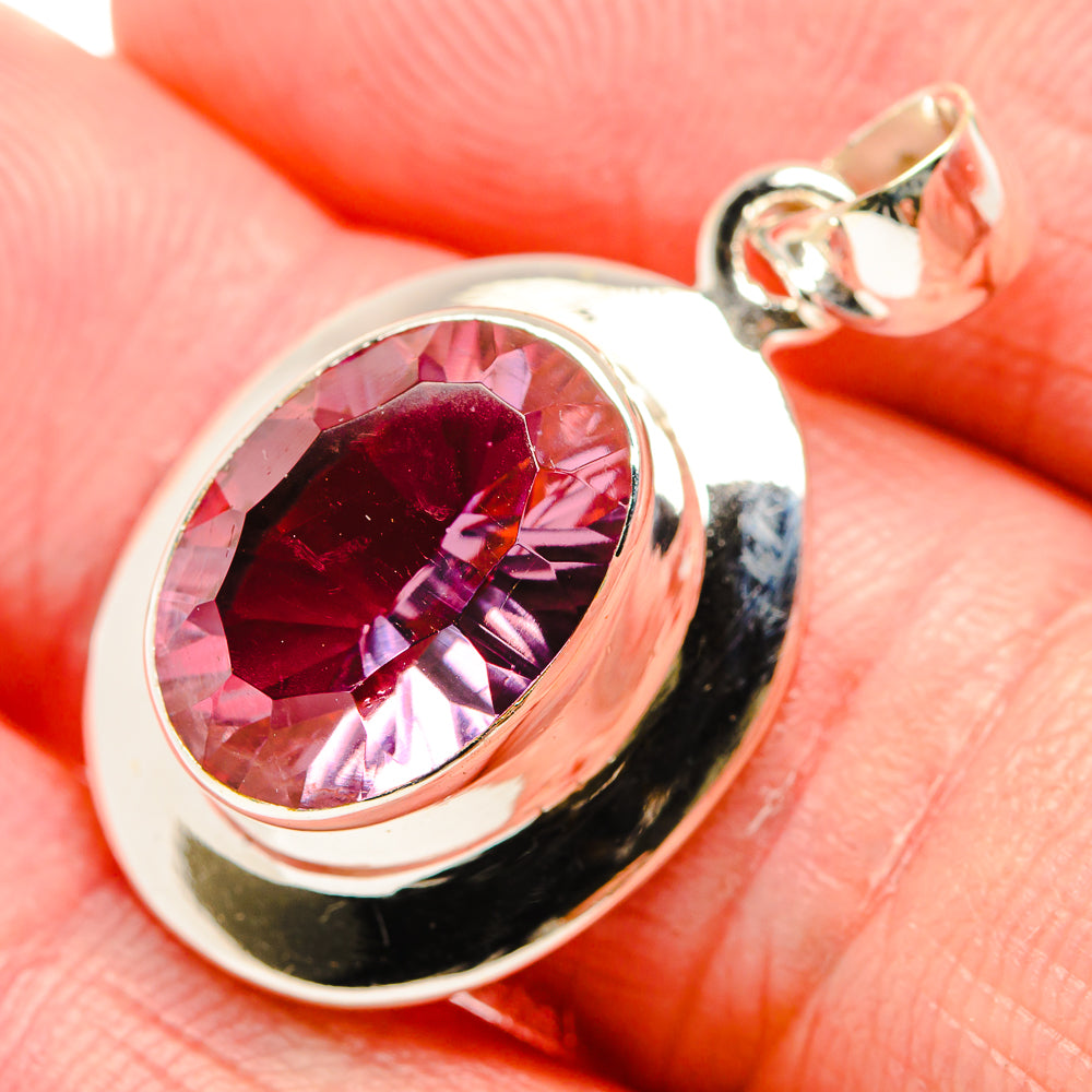 Color Change Alexandrite (Lab.) Pendants handcrafted by Ana Silver Co - PD34356