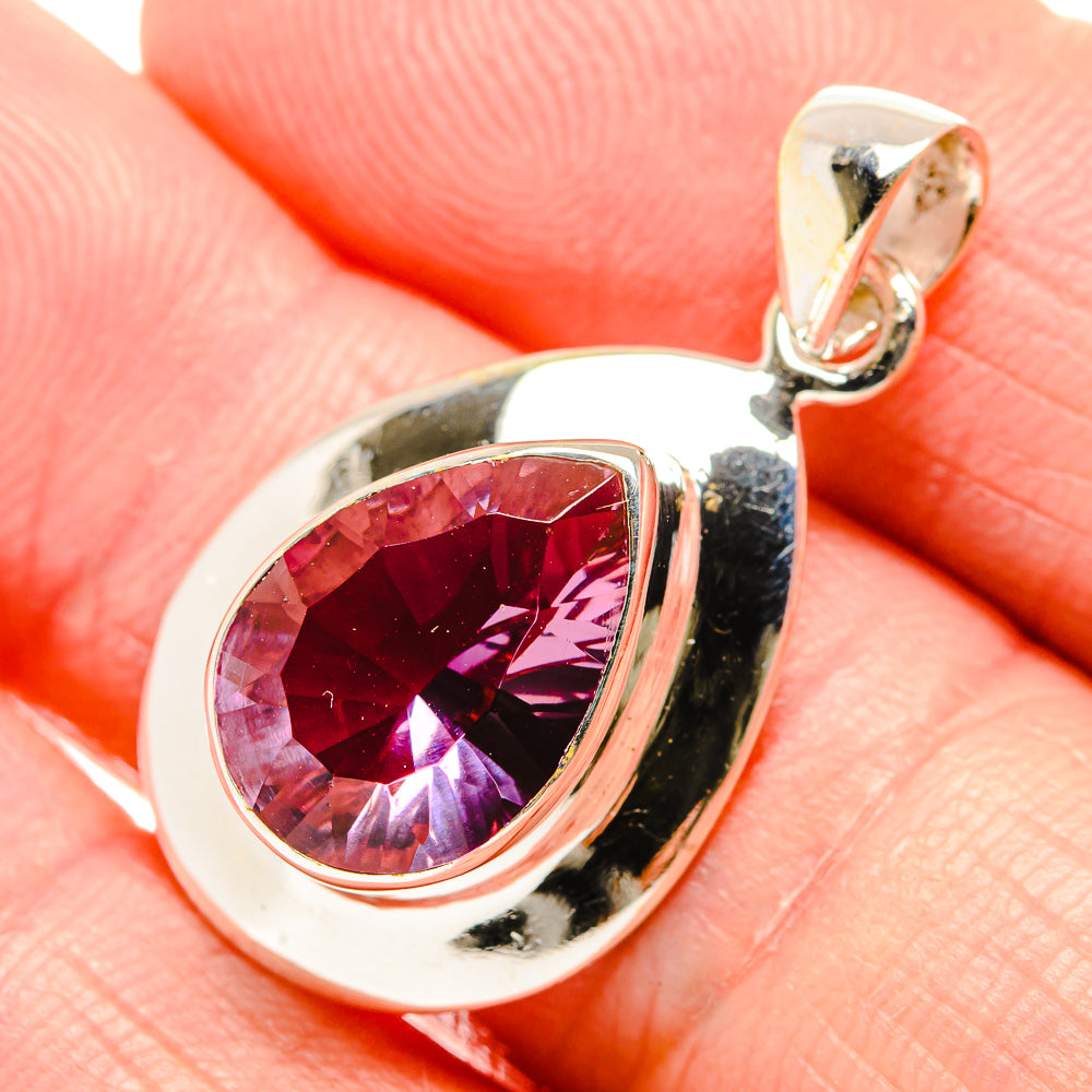 Color Change Alexandrite (Lab.) Pendants handcrafted by Ana Silver Co - PD34357