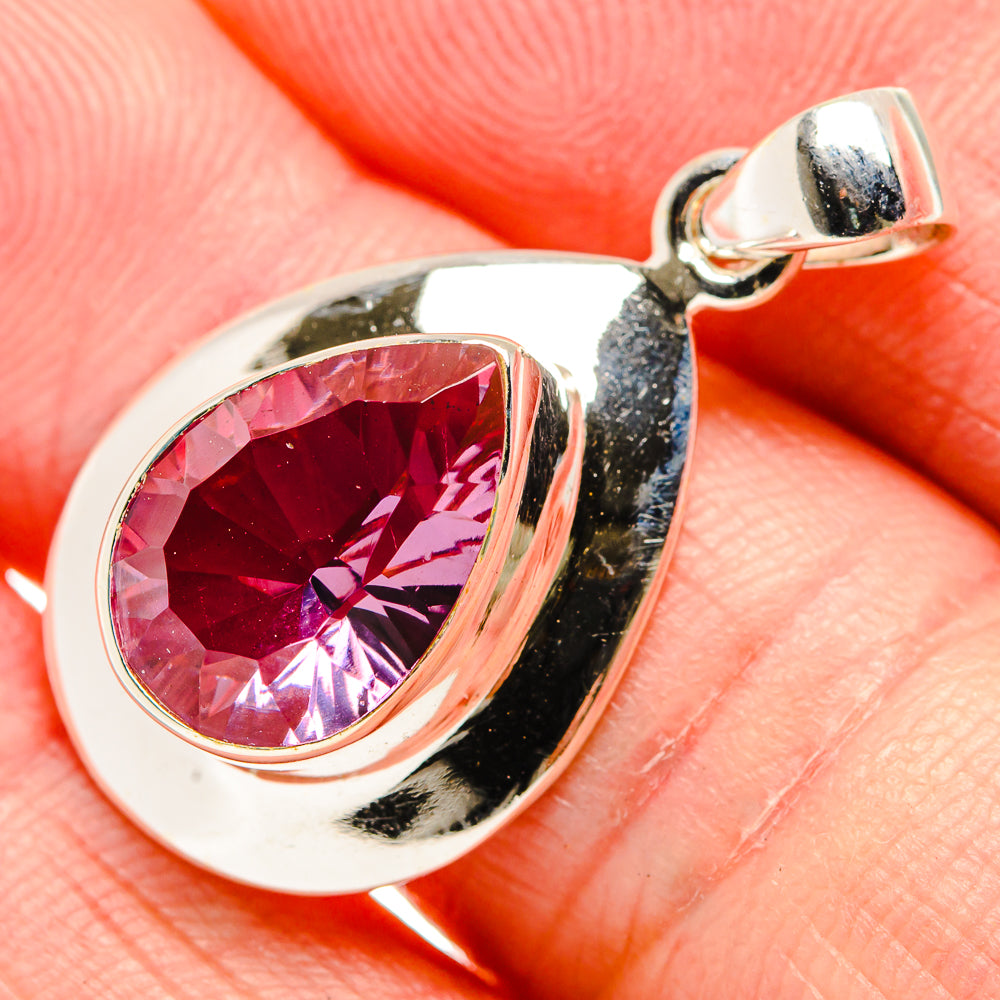 Color Change Alexandrite (Lab.) Pendants handcrafted by Ana Silver Co - PD34358