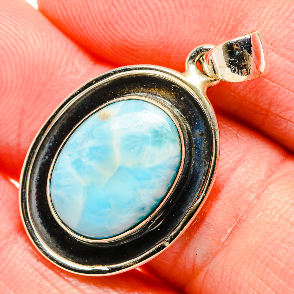 Larimar Pendants handcrafted by Ana Silver Co - PD34361