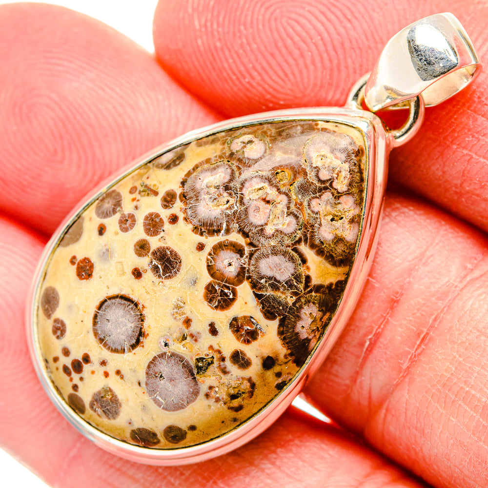 Poppy Jasper Pendants handcrafted by Ana Silver Co - PD34371
