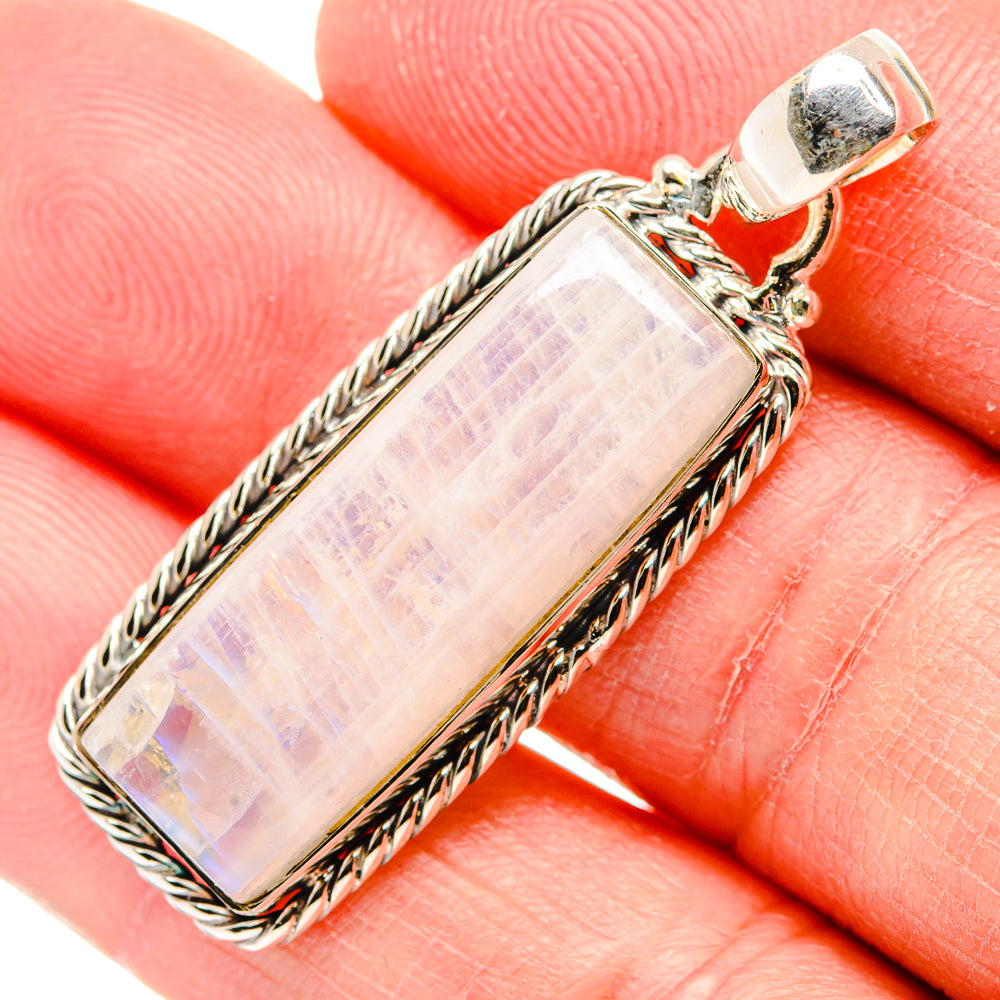 Rainbow Moonstone Pendants handcrafted by Ana Silver Co - PD34374